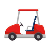 Fototapeta  - golf car isolated icon vector illustration design