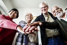 Group Of Senior Friends Support Concept