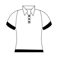 Canvas Print - golf shirt uniform icon vector illustration design