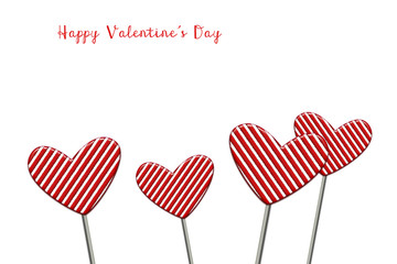 Wall Mural - background from hearts. st. valentine's day.