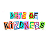 Fototapeta  - Acts of kindness concept.