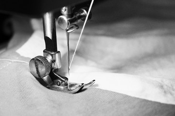 Wall Mural - Sewing machine, close-up, object