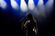 © nagaets - Singer woman on stage