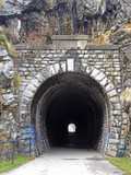 Fototapeta Na drzwi - pedestrian tunnel in mountain, Uzice