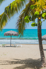 Wall Mural - Sand beach in Cuba