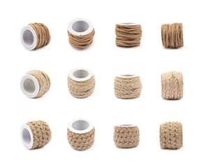 Wall Mural - Decorational rope string on a bobbin