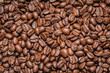 Coffee beans up close and filling the frame