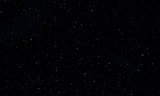 Fototapeta Kosmos - Night starry sky with stars and planets