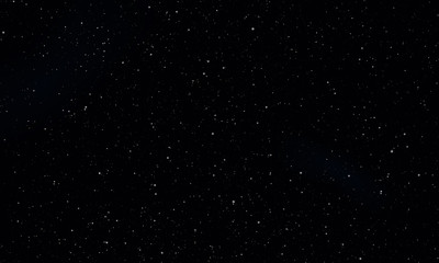 night starry sky with stars and planets