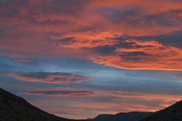 Wall Mural - Cloudscape in the California desert.