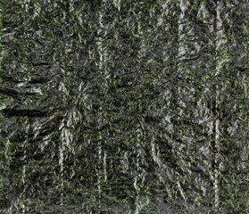 Sheet of dried seaweed background