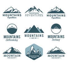 Vector Mountains Icons