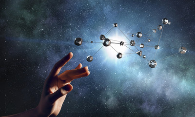 Poster - Technologies for connection . Mixed media