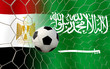 © Narin Sapaisarn - Football Cup competition between the national Egypt and national Saudi Arabia.