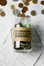 Concept Shot About Christmas Spending