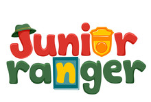 Junior Ranger Lettering Illustration