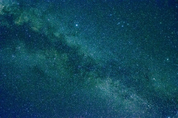 Wall Mural - Stars and galaxy outer space sky night universe black background
