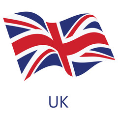 UK flag vector