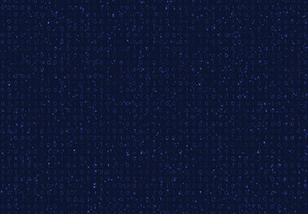 Streaming binary code background vector illustration