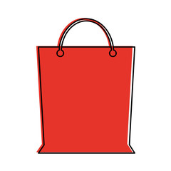 Canvas Print - Shopping bag isolated icon vector illustration graphic design