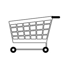 Wall Mural - Shopping cart isolated icon vector illustration graphic design