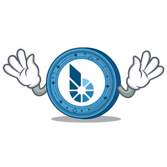 Sticker - Mocking BitShares coin mascot cartoon