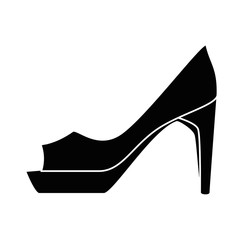 Wall Mural - elegant heel female icon vector illustration design