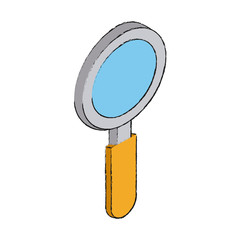 Wall Mural - Magnifying glass symbol icon vector illustration graphic design