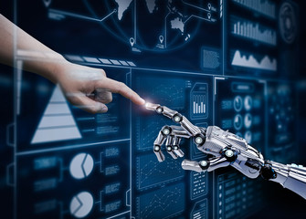 robot connect human
