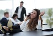 © ASDF - head woman talking on the smartphone