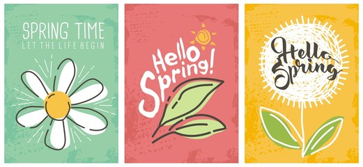 hello spring seasonal banners collection
