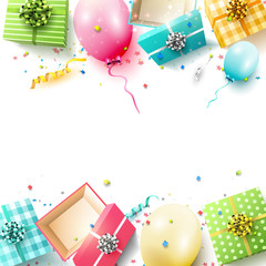 Poster - Colorful birthday background