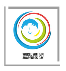 Wall Mural - World Autism Awareness Day design