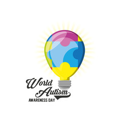 Wall Mural - World Autism Awareness Day design