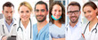 © Production Perig - Portrait collection of different people working on medical domain on high definition
