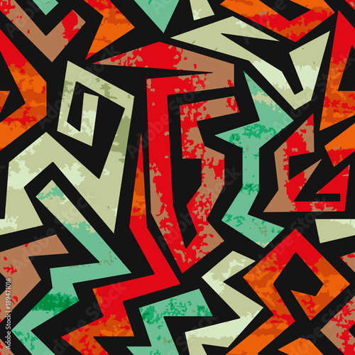 Textured graffiti seamless ...