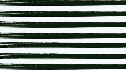 Canvas Print - horizontal deep green line stripe background