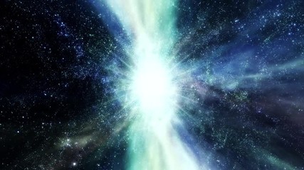 Wall Mural - space 2299: traveling through a wormhole in space (loop).