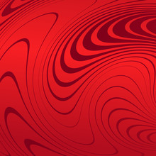 Abstract Background With Distorted Lines. The Curvature Of Space. Fluid Motion.