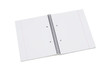 © wstockstudio - Mock-up magazine, book or catalog on white table. Blank page or notepad on solid background. Blank page or notepad for mockups or simulations.