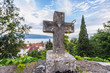 © Fotokon - Corss in the old cemetery in Savina Orthodox monastery in Herceg Novi coastal town in Montenegro