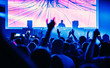 © glazok - dj night club party rave with crowd in music festive