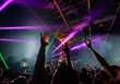 © glazok - dj night club party rave with crowd in music festive