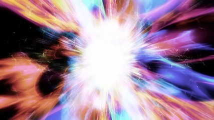 Wall Mural - space 2301: traveling through a wormhole in space (loop).
