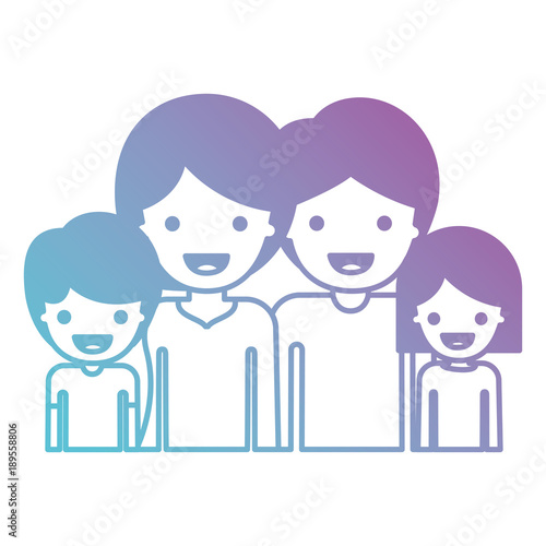 Half Body People With Woman And Girl And Man And Boy With Short Hair In Degraded Blue To Purple Color Silhouette Vector Illustration Buy This Stock Vector And Explore Similar Vectors Half Body People With Woman And Girl And Man And Boy With Short Hair In Degraded Blue To Purple Color Silhouette Vector Illustration Buy This Stock Vector And Explore Similar Vectors