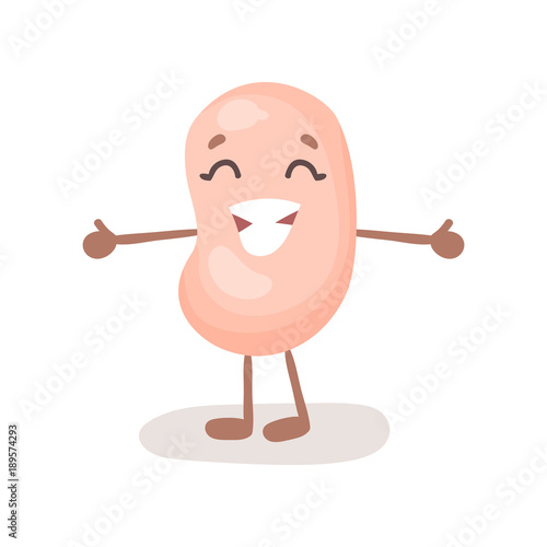 Funny Happy Soy Bean Character Cute Smiling Soybean Cartoon Vector Illustration Buy This Stock Vector And Explore Similar Vectors At Adobe Stock Adobe Stock