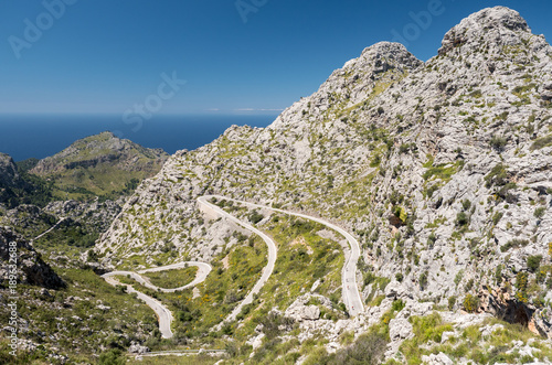 Mallorca - Straße nach Sa Calobra Stock-Foto | Adobe Stock