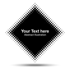 Wall Mural - abstract halftone design element. vector illustration