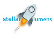 stellar lumens icon, crypto currency illustration on white background
