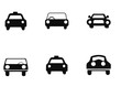 © Roman's portfolio - Cars icon set isolated on white background. Different car form. Vector illustration.